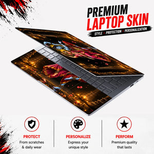 Shiva Parvati Temple Dance Laptop Skin - View 3