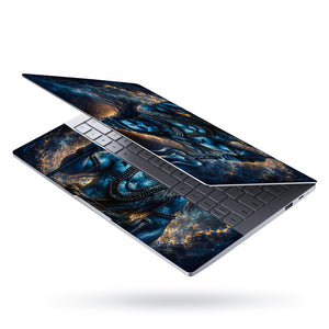 Shiva Trident Fur Night Cobra Laptop Skin - View 3