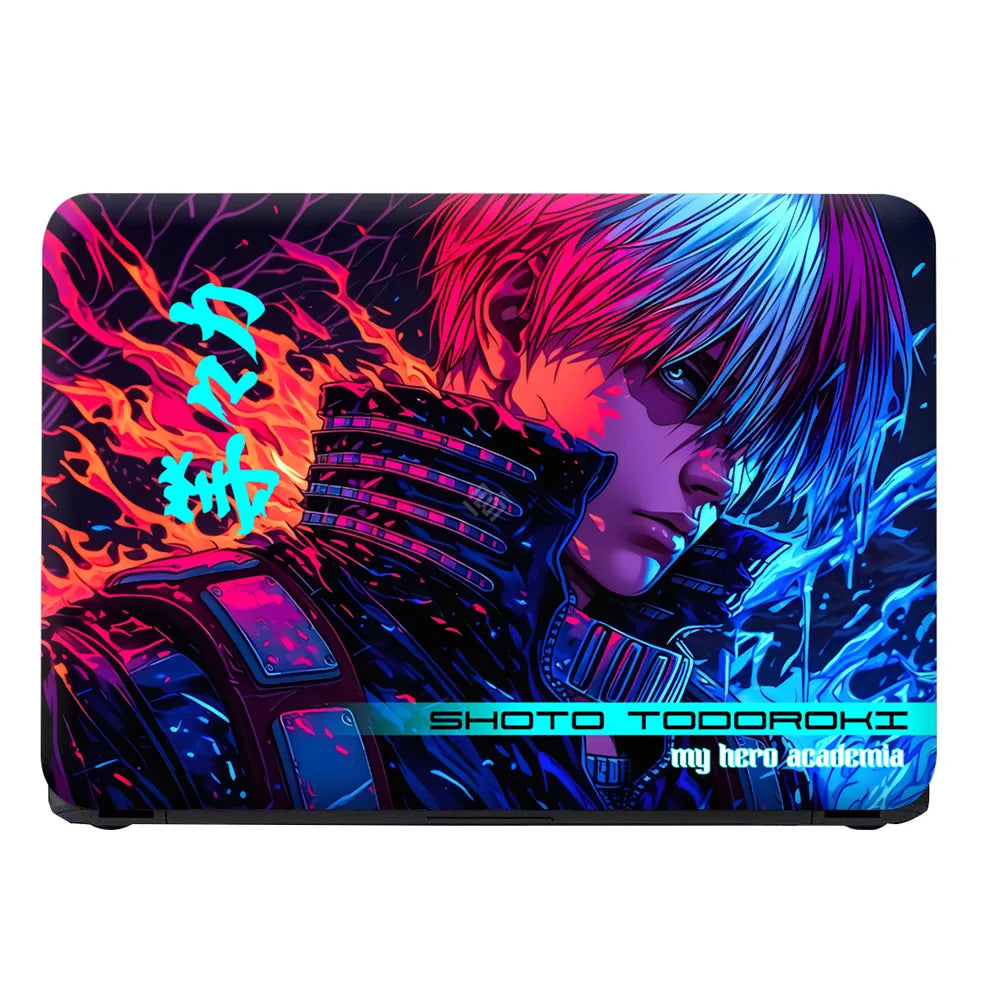 Shoto Todoroki Anime Laptop Skin - View 4
