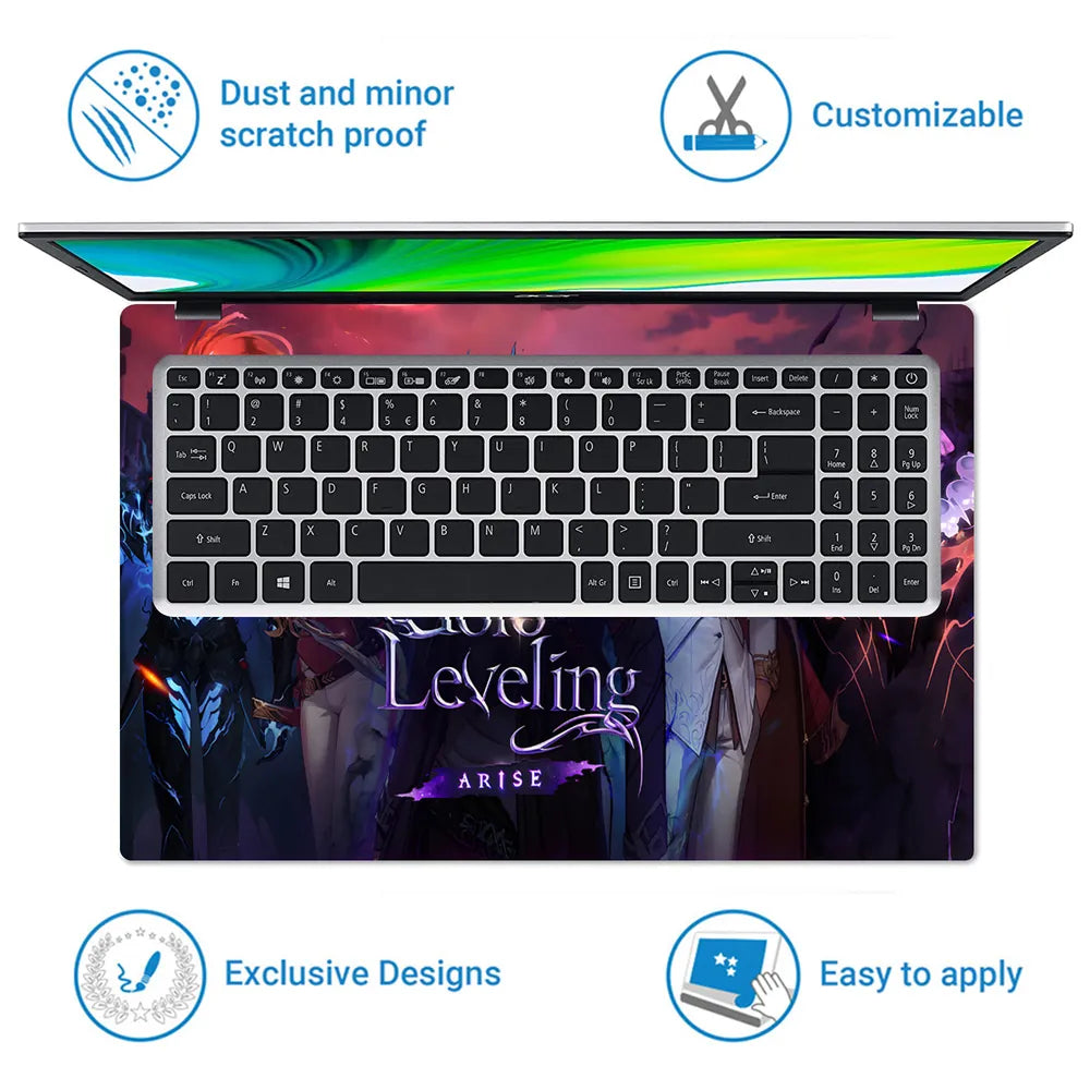 Solo Leveling Arise Character Ensemble Laptop Skin - View 5