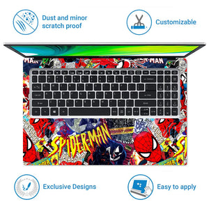 Spider-Man Webbed Adventures Laptop Skin - View 5