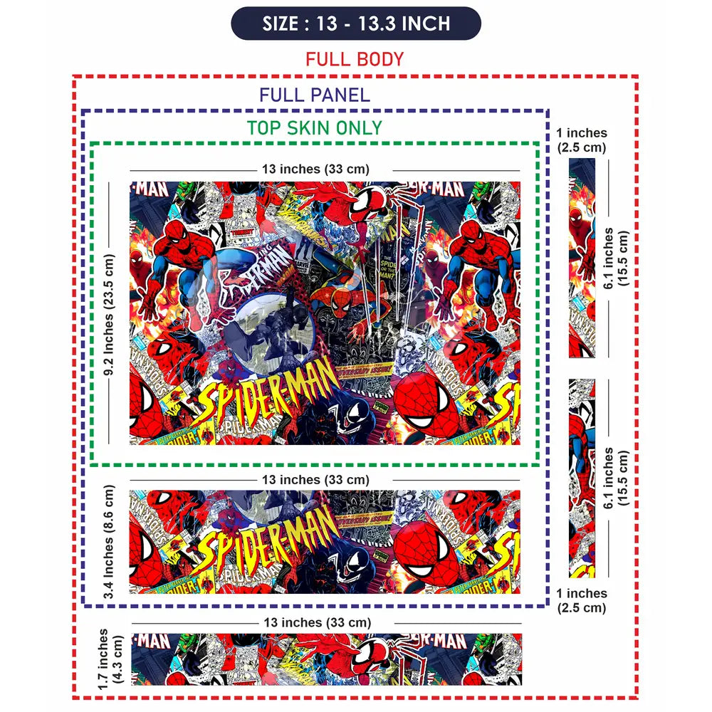 Spider-Man Webbed Adventures Laptop Skin - View 6