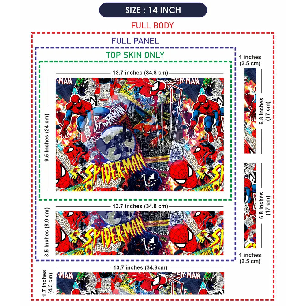 Spider-Man Webbed Adventures Laptop Skin - View 7