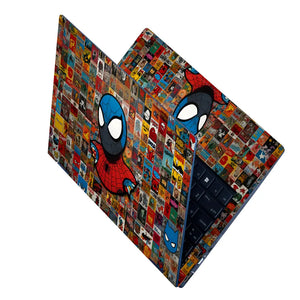 Spiderman Collage Laptop Skin - View 2