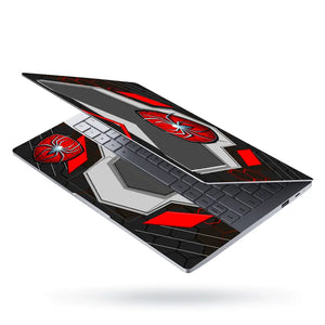 Spiderman Web Emblem Laptop Skin - View 3