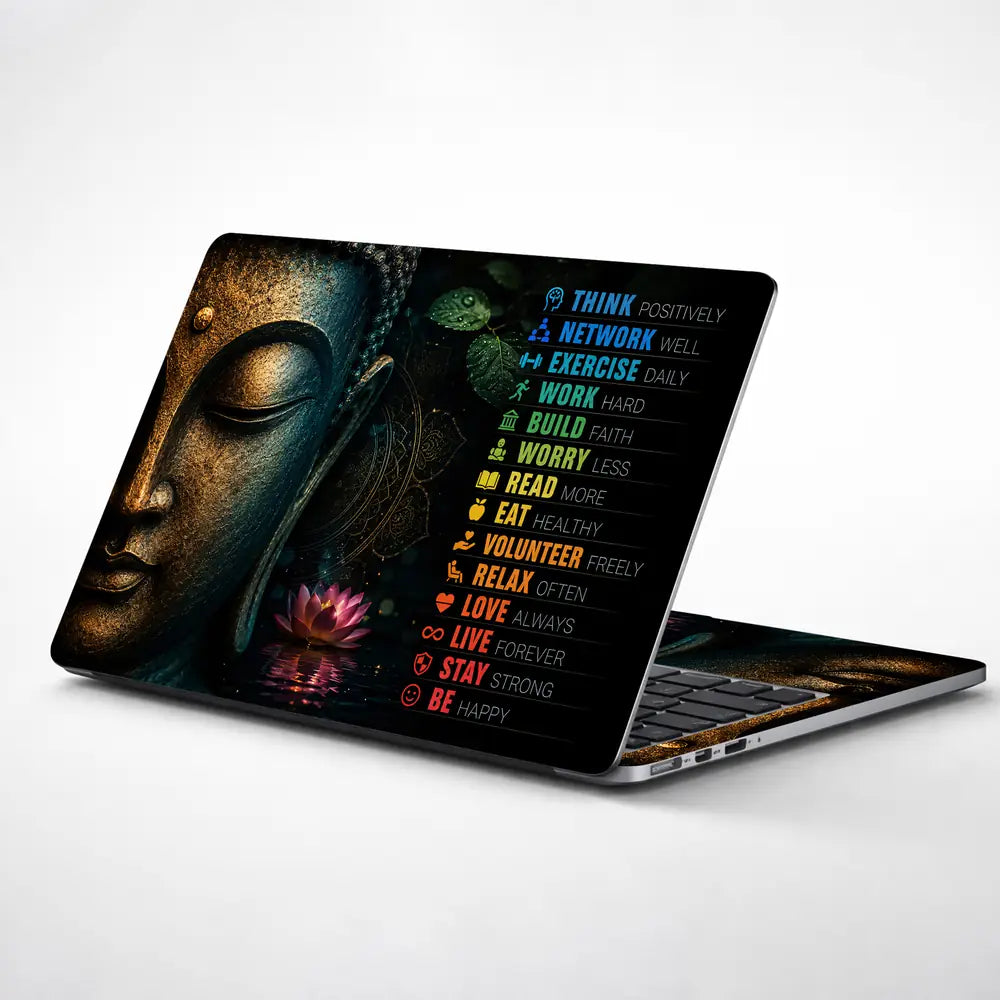 Spiritual Buddha Life Laptop Skin - View 1
