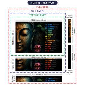 Spiritual Buddha Life Laptop Skin - View 8