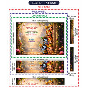 Spiritual Hindu Deities Quotes Garden Laptop Skin - View 9