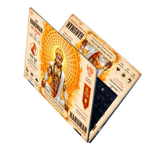 Spiritual Hindu Hanuman Eternal Protector Magazine Laptop Skin - View 2