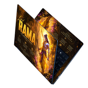 Spiritual Hindu Rama Dharma Laptop Skin - View 2