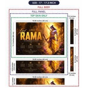 Spiritual Hindu Rama Dharma Laptop Skin - View 9