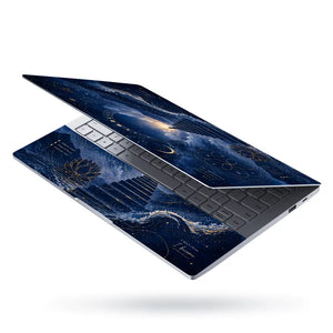 Spiritual Manifestation Moon Stairway Laptop Skin - View 3