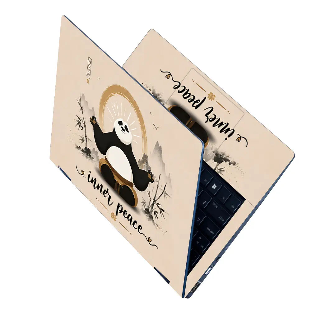Spiritual Po Inner Peace Zen Laptop Skin - View 2