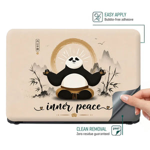 Spiritual Po Inner Peace Zen Laptop Skin - View 4