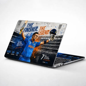 Sports Cricket Dhoni Finisher Legend Laptop Skin - View 1