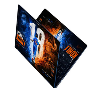 Sports Cricket Kohli Billions Of Dreams Laptop Skin - View 2
