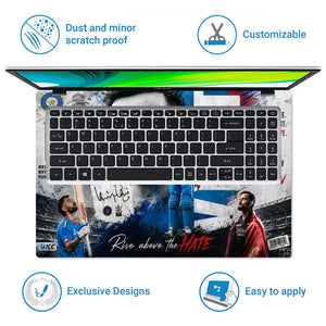 Sports Cricket Kohli Champion Of Billion Laptop Skin - View 5