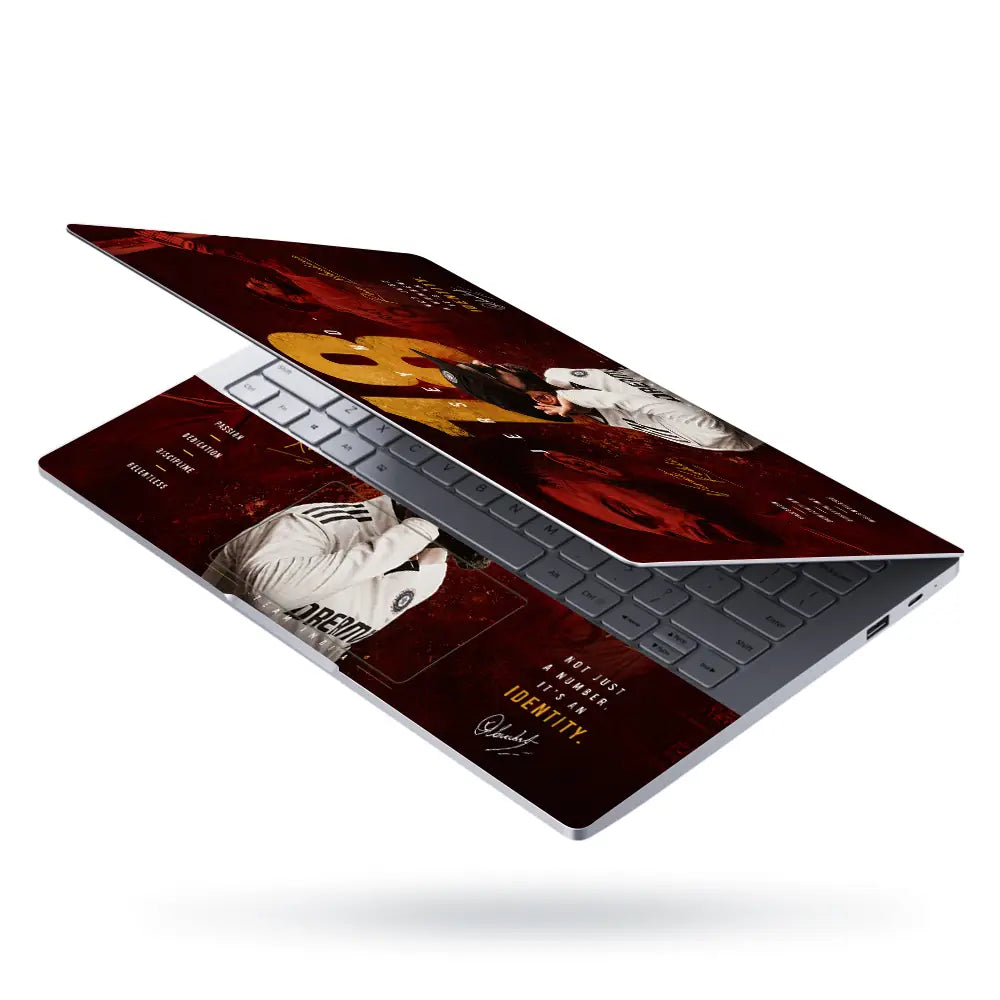 Sports Cricket Kohli Identity 18 Laptop Skin - View 3