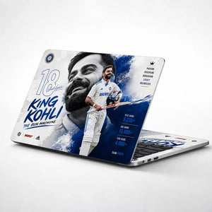 Sports Cricket Kohli King Kohli Laptop Skin - View 1