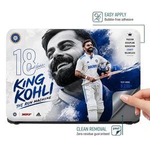 Sports Cricket Kohli King Kohli Laptop Skin - View 4