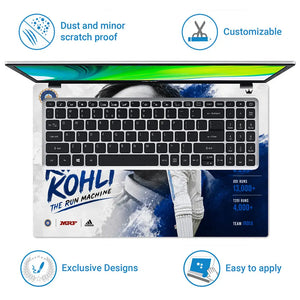 Sports Cricket Kohli King Kohli Laptop Skin - View 5