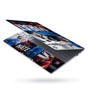 Sports Cricket Kohli Rise Above Hate Laptop Skin - View 3