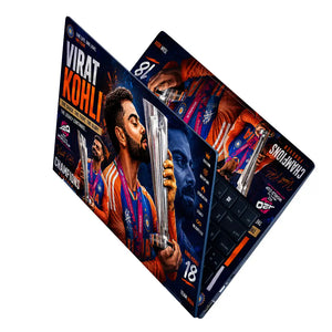 Sports Cricket Kohli T20 World Cup Laptop Skin - View 2