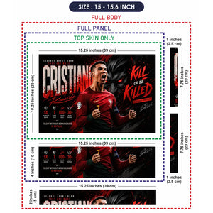 Sports Football Ronaldo Kill Or Be Killed Laptop Skin - View 8