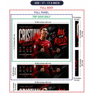 Sports Football Ronaldo Kill Or Be Killed Laptop Skin - View 9