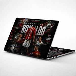Sports Football Ronaldo Legacy Trophies Laptop Skin - View 1