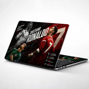 Sports Football Ronaldo Legend Leader Laptop Skin - View 1