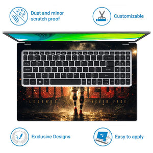 Sports Ronaldo Legends Never Fade Laptop Skin - View 5