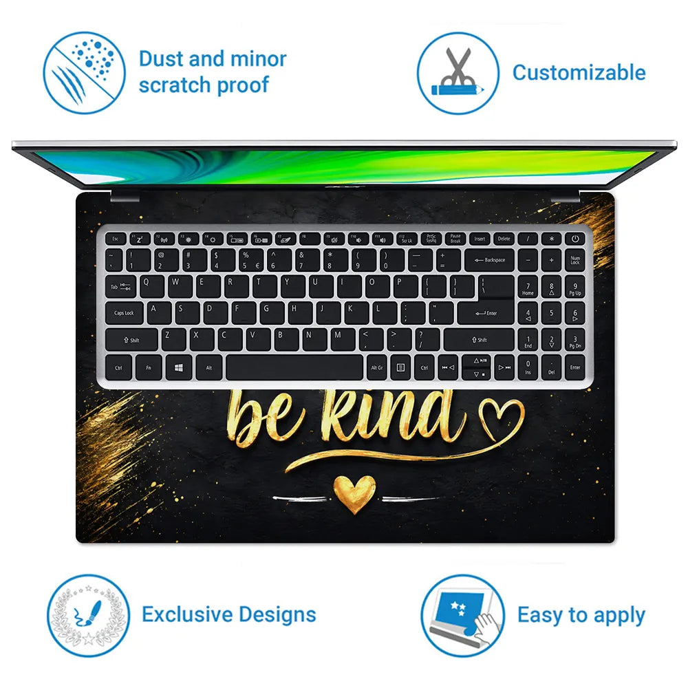 Stay Humble Work Hard Kind Laptop Skin - View 5