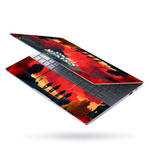 Stranger Things Retro Adventure Scene Laptop Skin - View 3
