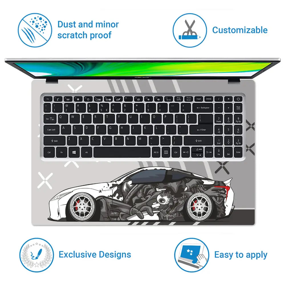 Street Racer Laptop Skin - View 5