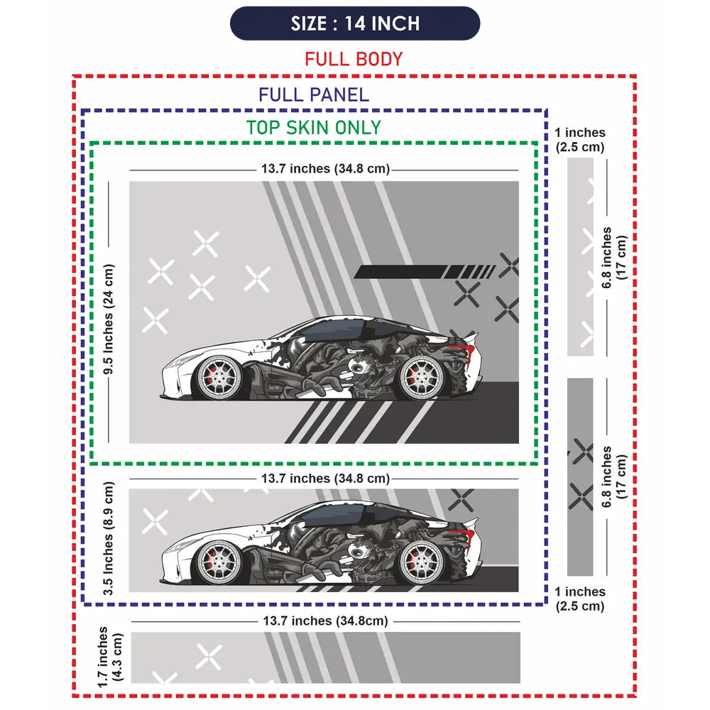Street Racer Laptop Skin - View 7