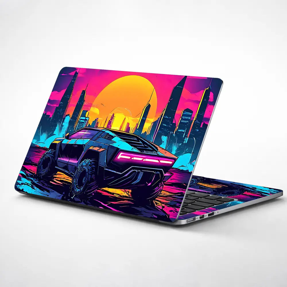 Sunset Skyline Cruise Laptop Skin - View 1