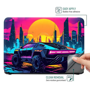 Sunset Skyline Cruise Laptop Skin - View 4