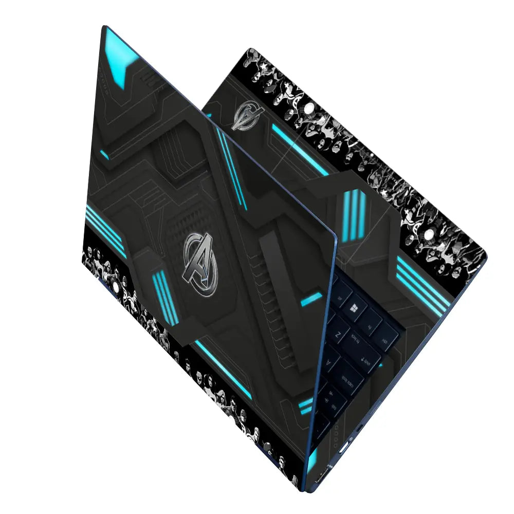 Tech Avengers Laptop Skin - View 2