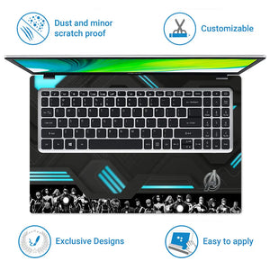 Tech Avengers Laptop Skin - View 5