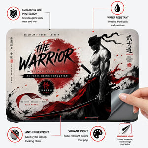 The Warrior Bushido Ronin Laptop Skin - View 4