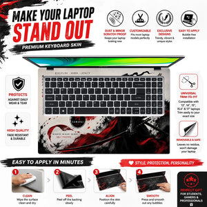 The Warrior Bushido Ronin Laptop Skin - View 5