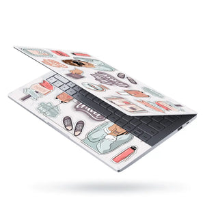 Time to Travel Girl Camera Laptop Skin - View 3