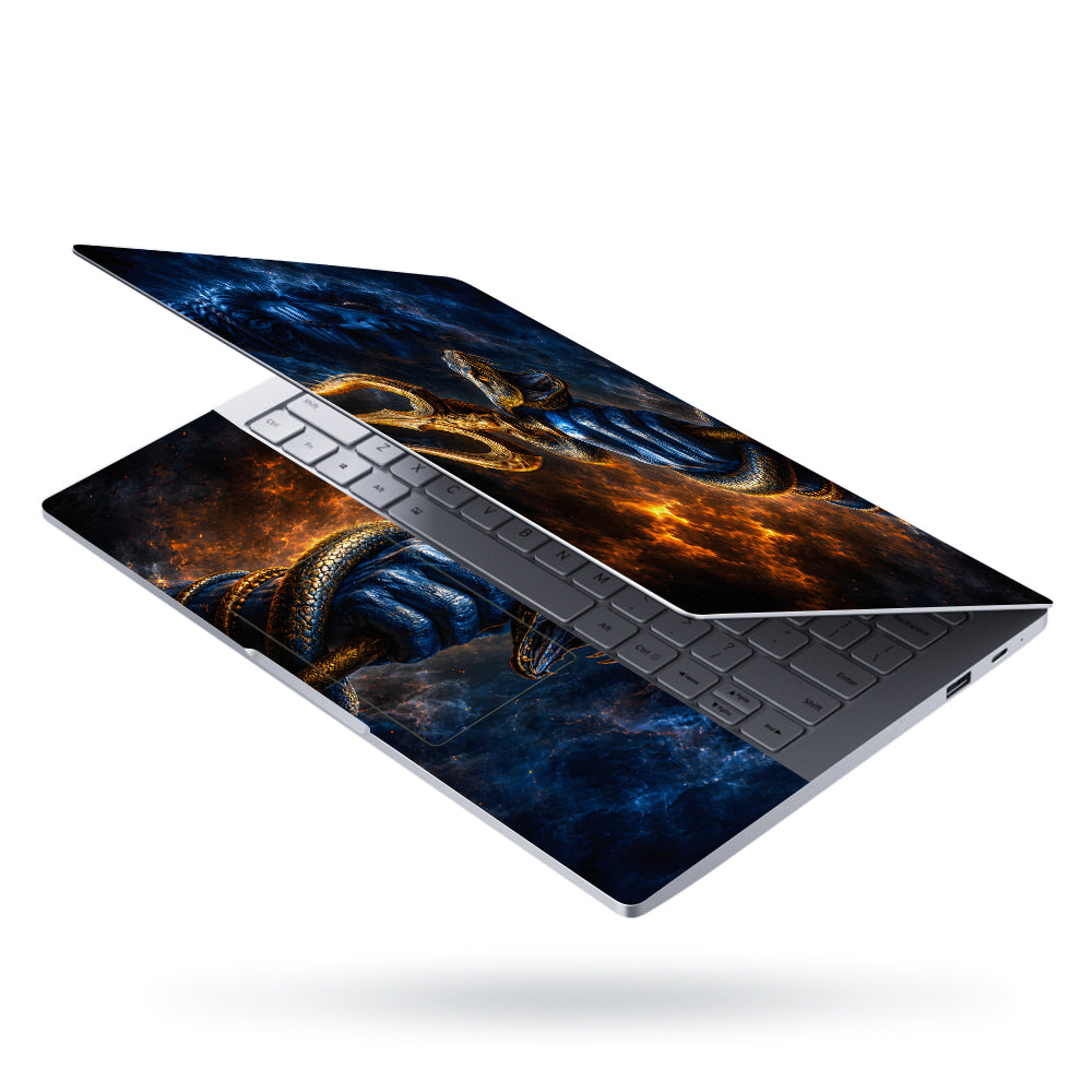 Trident Cobra Shiva Blue Fire Laptop Skin - View 3