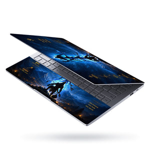 Trinity Shiva Ram Krishna Hanuman One Path Laptop Skin - View 3