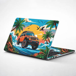 Tropical Jeep Safari Laptop Skin - View 1