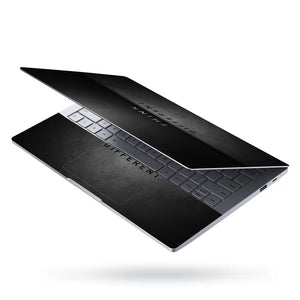 Typography Think Different Dark Minimal Laptop Skin - View 3
