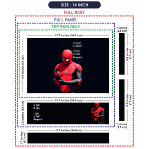 U Call it Ego Spiderman Laptop Skin - View 7