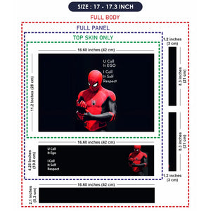 U Call it Ego Spiderman Laptop Skin - View 9