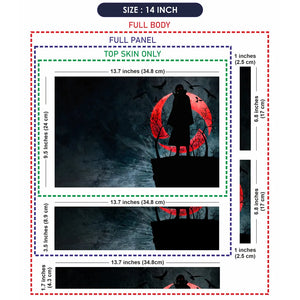 Uchiha Itachi Laptop Skin - View 7